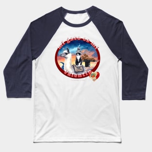 My Peruvian Valentine Cat Tuxedo Life 03T Baseball T-Shirt